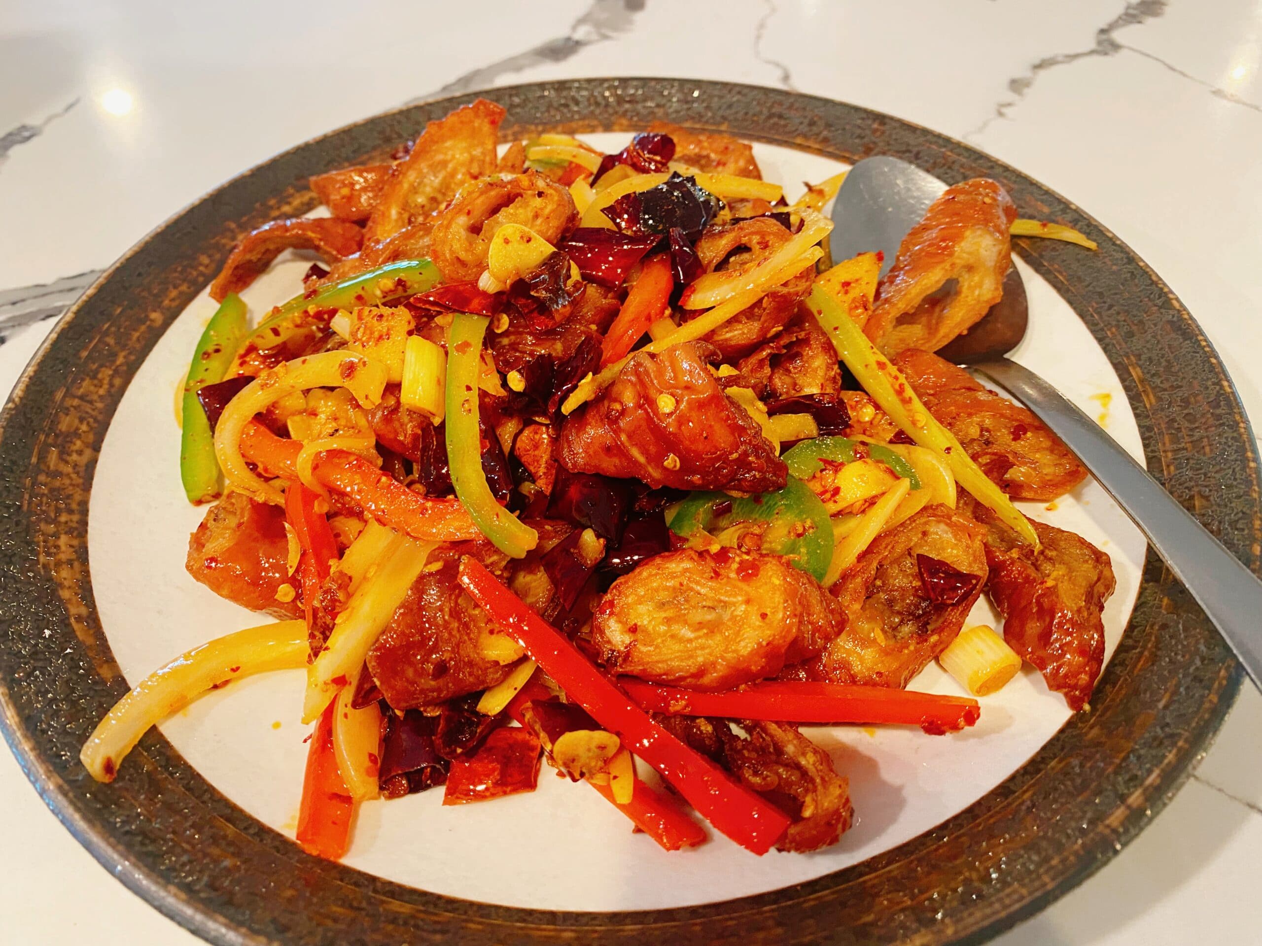 Dry Fried Intestine