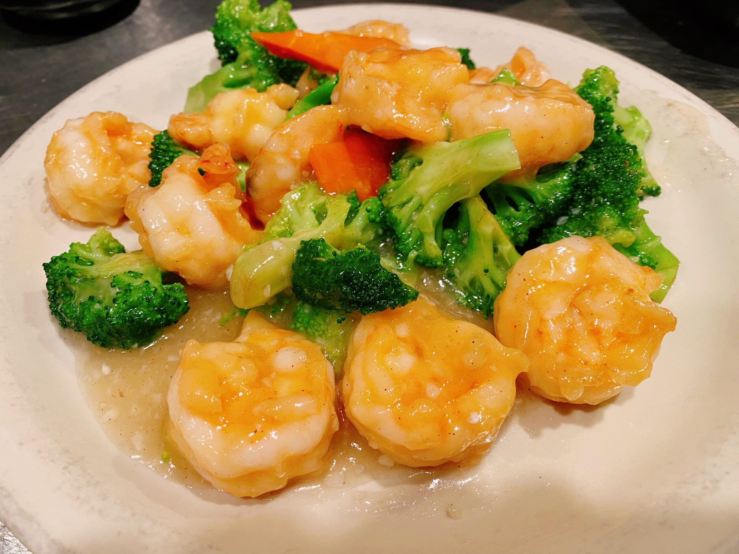 Fried Broccoli Shrimp